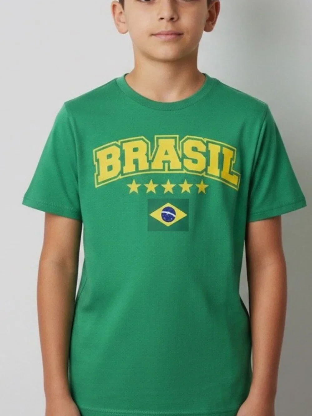 Rare vintage FIFA World Cup soccer tee featuring classic BRASIL; BRAZIL GAME